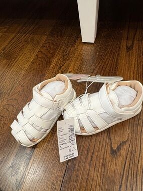 The Children's Place Cream White Fisherman Sandals for Kids